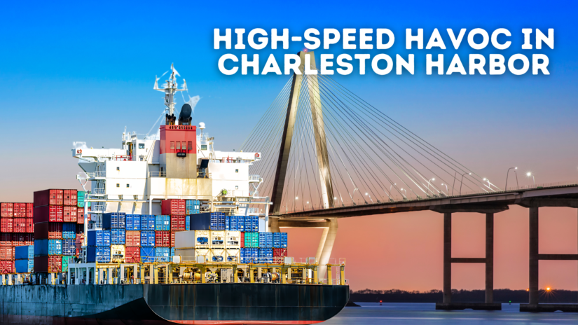 Image for High-Speed Havoc in Charleston Harbor: Over $500,000 in Damages Caused by Container Ship post