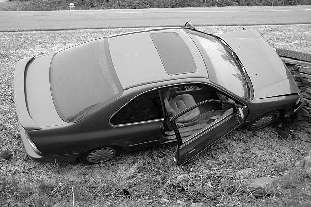 Single-Vehicle Accident in Greenville