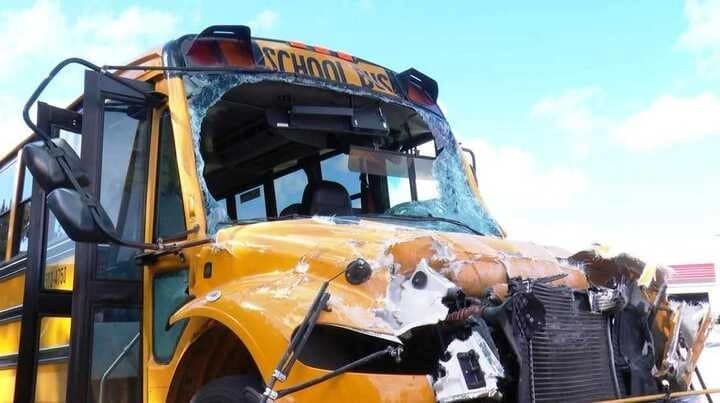 school bus crash